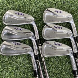 ชุดเหล็ก Honma Tour World TW727 Vn Forged มีเหล็ก 5-9,10 รวม 6 ชิ้น ก้านเหล็ก KBS Tour 120 Flex-S