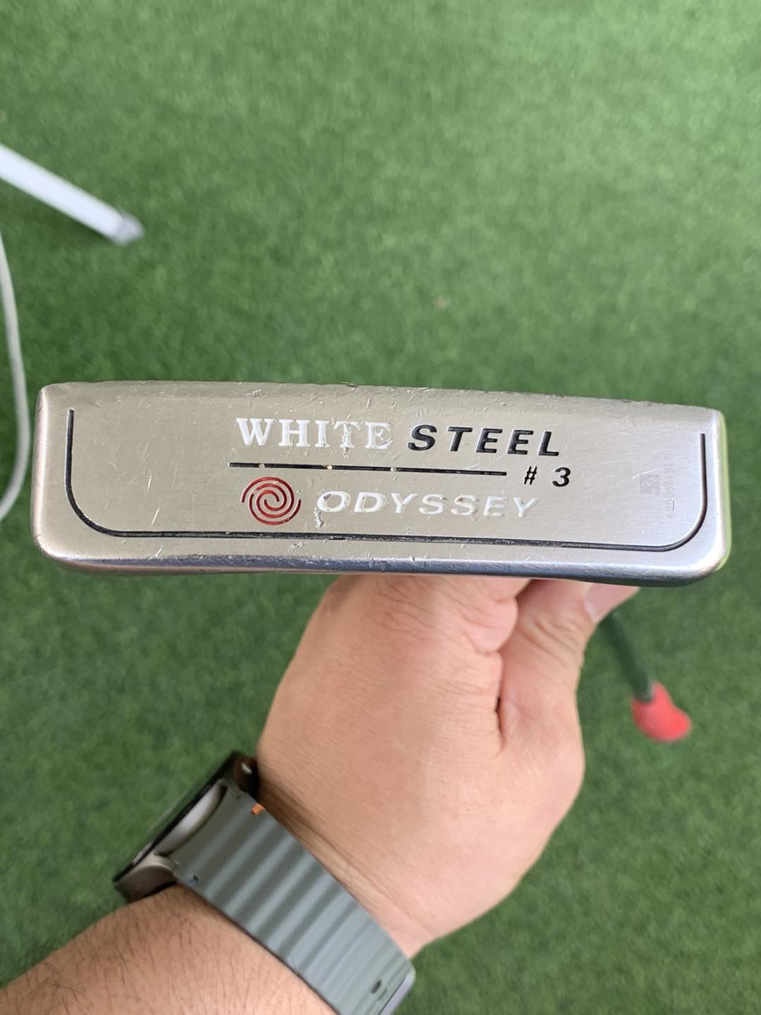 Putter Odyssey White Steel 3 ยาว 33 นิ้ว