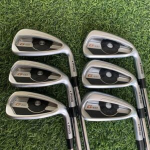 ชุดเหล็ก Ping G400 จุดดำ มีเหล็ก 5,6,7,8,9,W รวม 6 ชิ้น ก้านเหล็ก Dynamic Gold s200 Flex S
