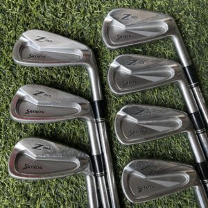 ชุดเหล็ก Srixon Z765 มีเหล็ก 4,5,6,7,8,9,P รวม 7 ชิ้น ก้านเหล็ก Dynamic Gold s200 Flex S
