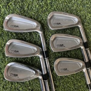 ชุดเหล็ก PRGR Data01 Forged มีเหล็ก 6,7,8,9,P,A รวม 6 ชิ้น ก้านเหล็ก M-43 Flex S