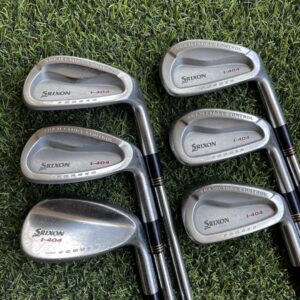 ชุดเหล็ก Srixon I-404 Forged มีเหล็ก 6,7,8,9,P,A รวม 6 ชิ้น ก้านเหล็ก N.S.Pro950gh Flex S