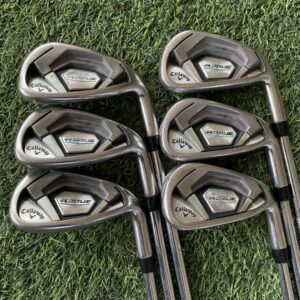 ชุดเหล็ก Callaway Rogue CF18 มีเหล็ก 5,6,7,8,9,P รวม 6 ชิ้น ก้านเหล็ก N.S.PRO Modus 3 Tour 105 Flex S