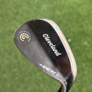 Wedge Cleveland CG17 Black Loft 52/10 ก้านเหล็ก Dynamic gold ไม่มีโลโก้ Flex wedge
