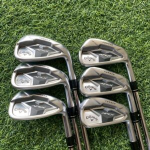 ชุดเหล็ก Callaway Apex CF19  ใบ Forged มีเหล็ก 5,6,7,8,9,P รวม 6 ชิ้น ก้านโม N.S.PRO Zelos 8   Flex-S