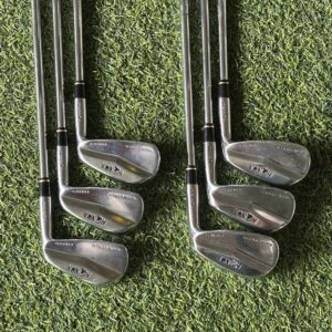IronSet HONMA TOUR WORLD TW717M FORGED (5, 6, 7, 8, 9, 10) 6 เหล็ก ก้านเหล็ก Flex-S กริพ IOMIC พร้อมใช้งาน