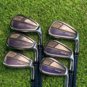 ชุดเหล็ก Callaway Paradym  ใบ Forged มีเหล็ก 6,7,8,9,P,A รวม 6 ชิ้น ก้านกราไฟต์ Ventus 5-R  Flex-R
